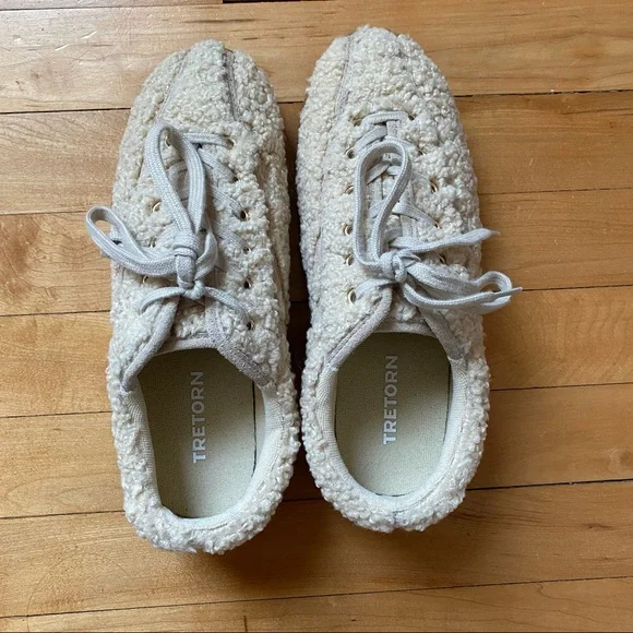 Tretorn Faux Shearling Sneakers - Picture 2 of 6